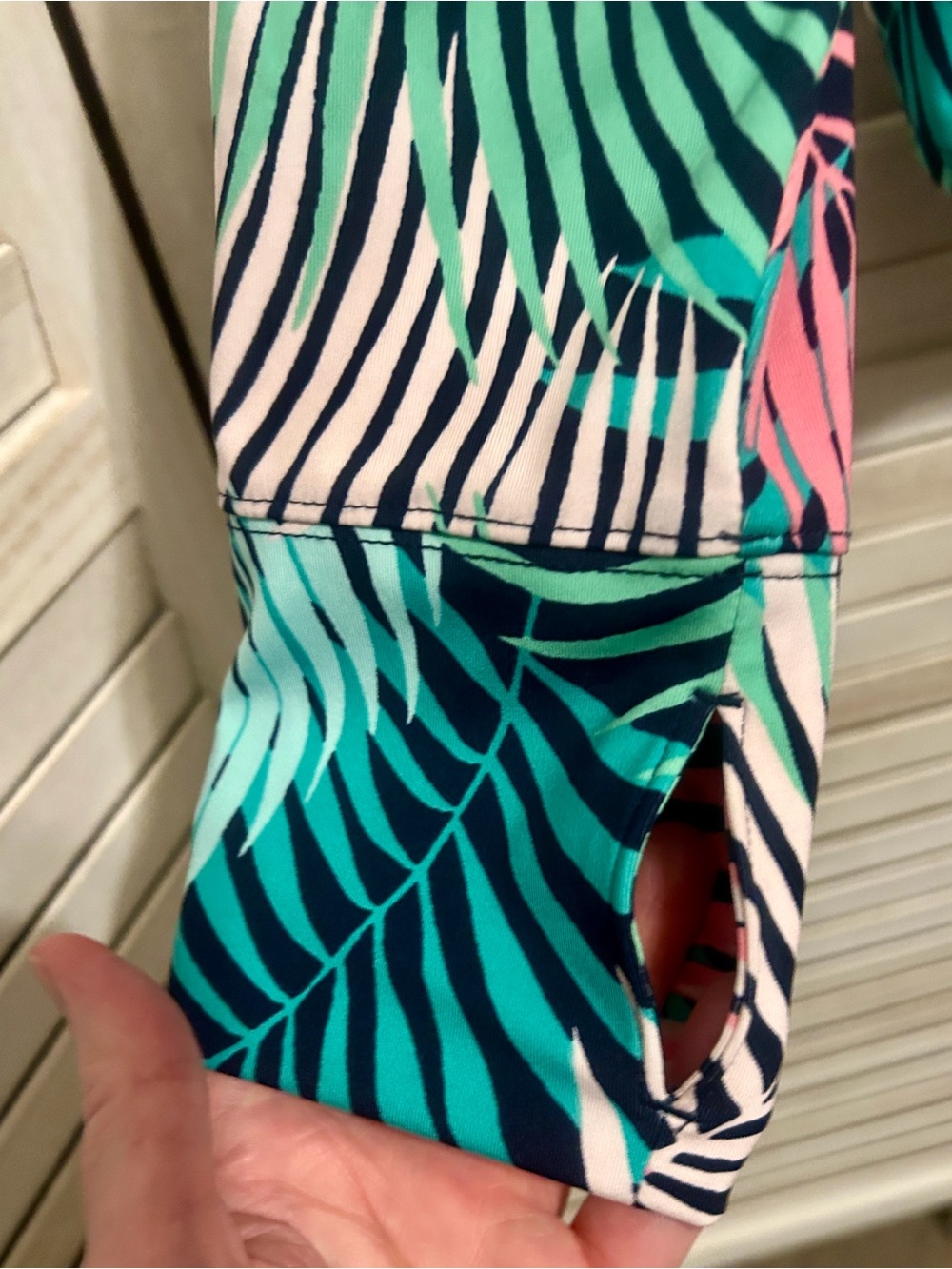 NWT Tommy Bahama Tropical Leaf Print Full Zip Jacket Size XL - Picture 6 of 8